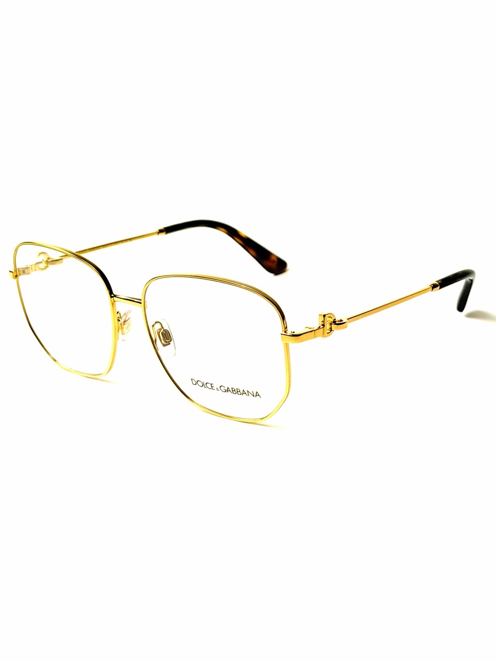 Dolce & Gabbana Eyeglasses DG 1356 02 Gold Authentic New 57mm NWT